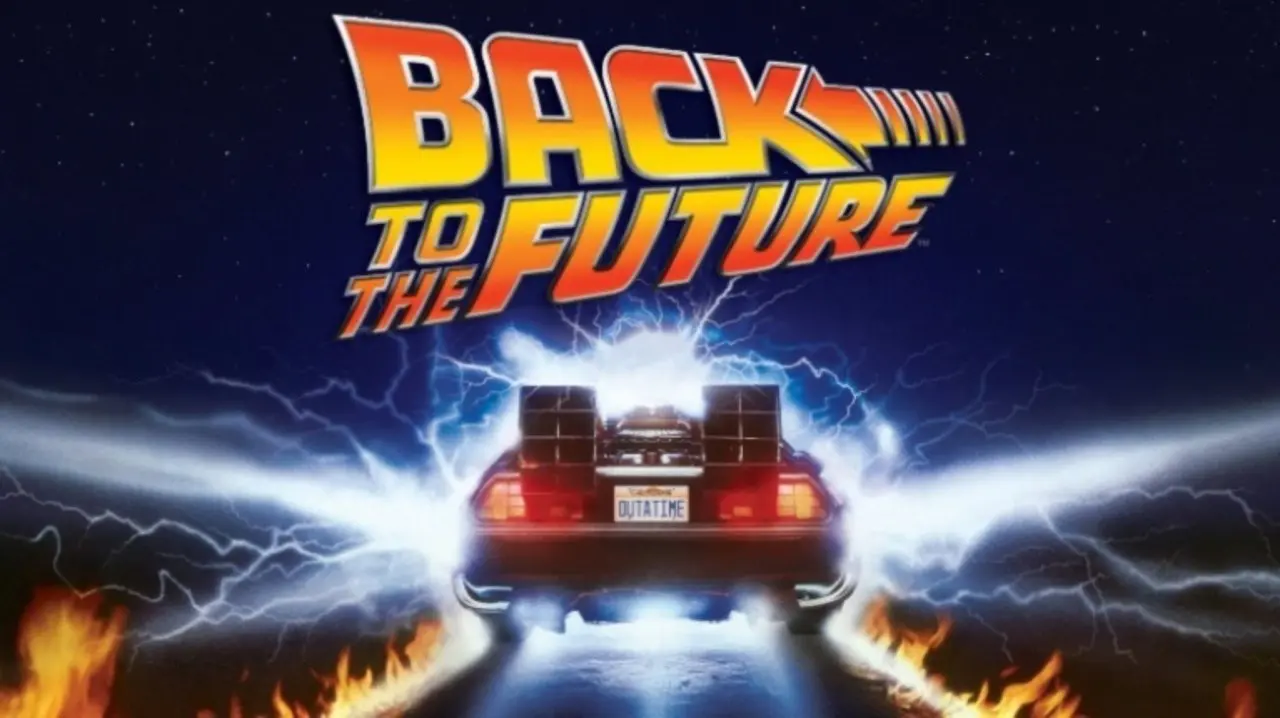 Back to the future movie poster.