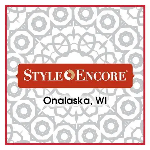 The logo for style encore onaska, wi.