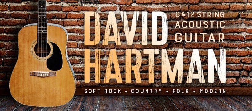 The cover of david hartman's acoustic guitar.