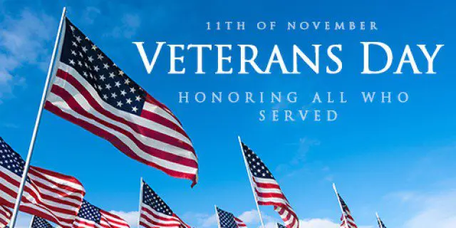 11 November veterans day honoring all who served