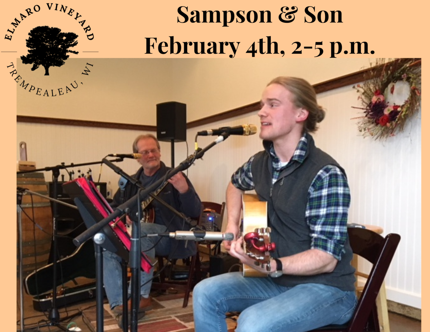 Sampson & Son February 4th, 2-5 p.m.