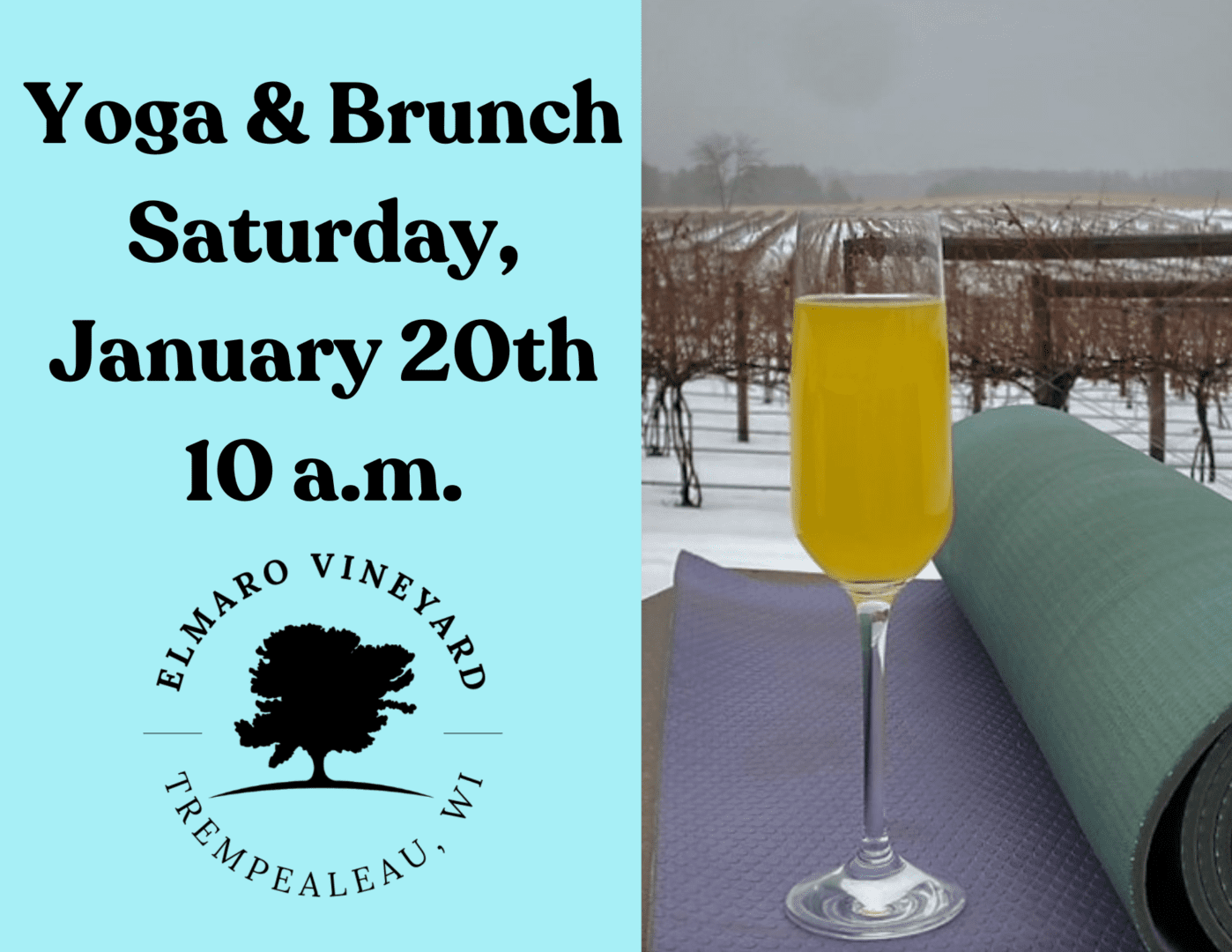 Yoga & Brunch Saturday, January 20th 10 a.m.