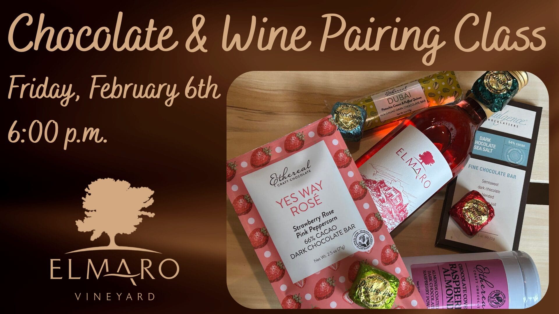 Chocolate & Wine Pairing Class