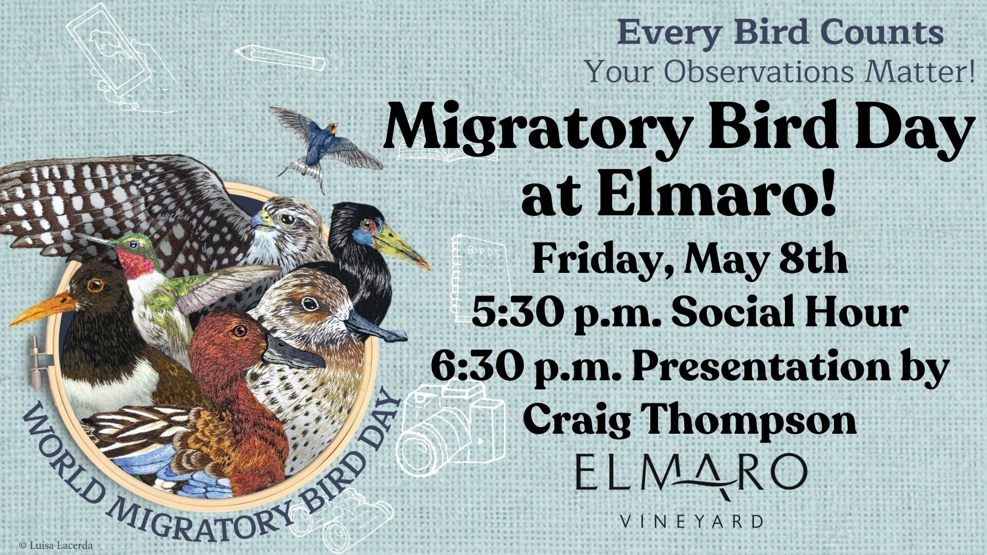 Migratory Bird Day Social and Presentation