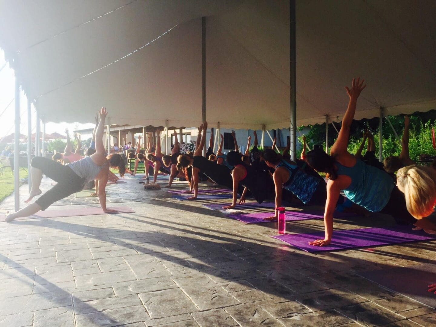 yoga outside